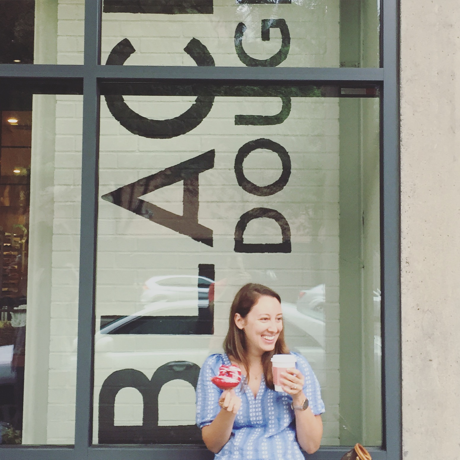 A Girl And Her Donut