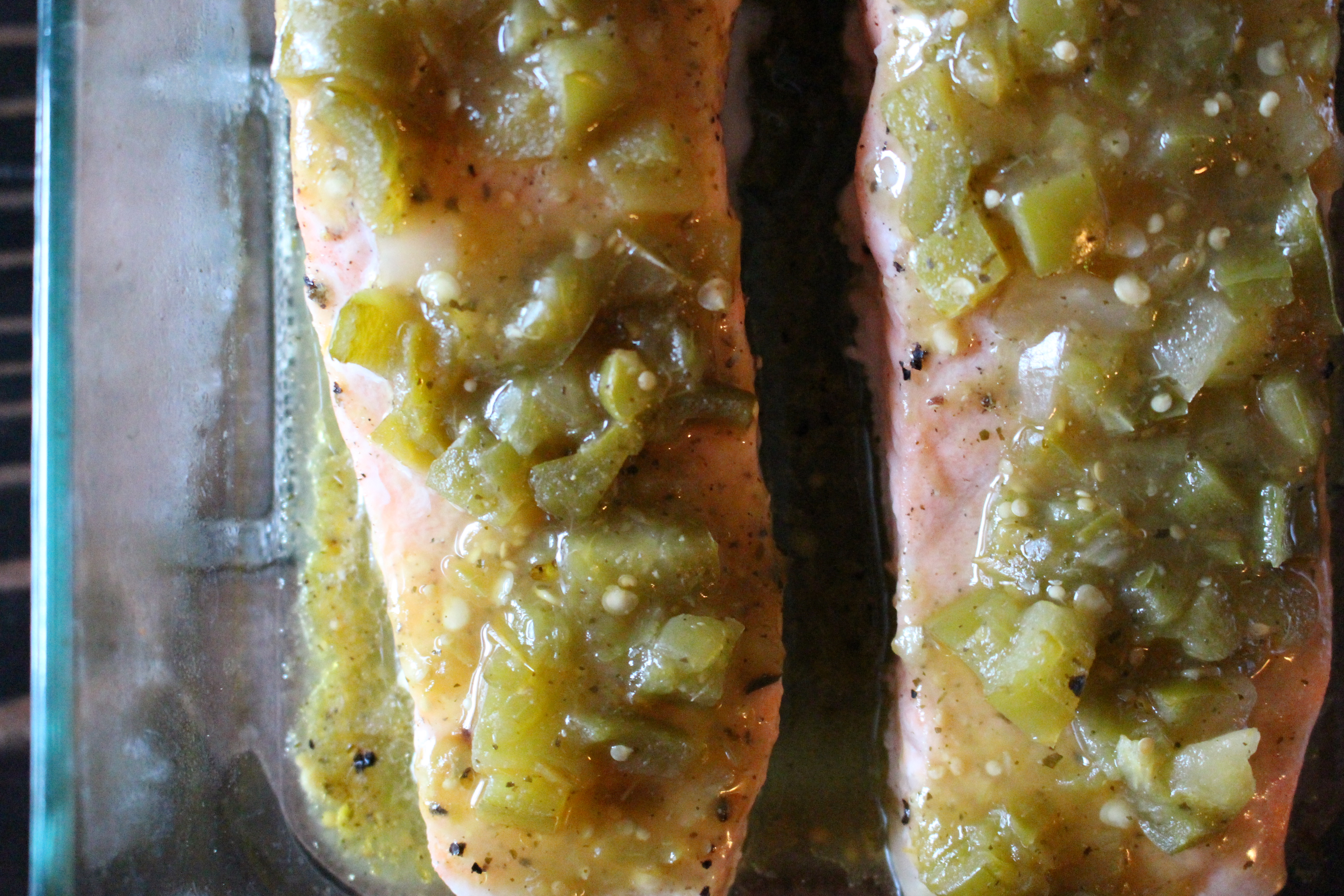 FISH: Salsa Verde Salmon