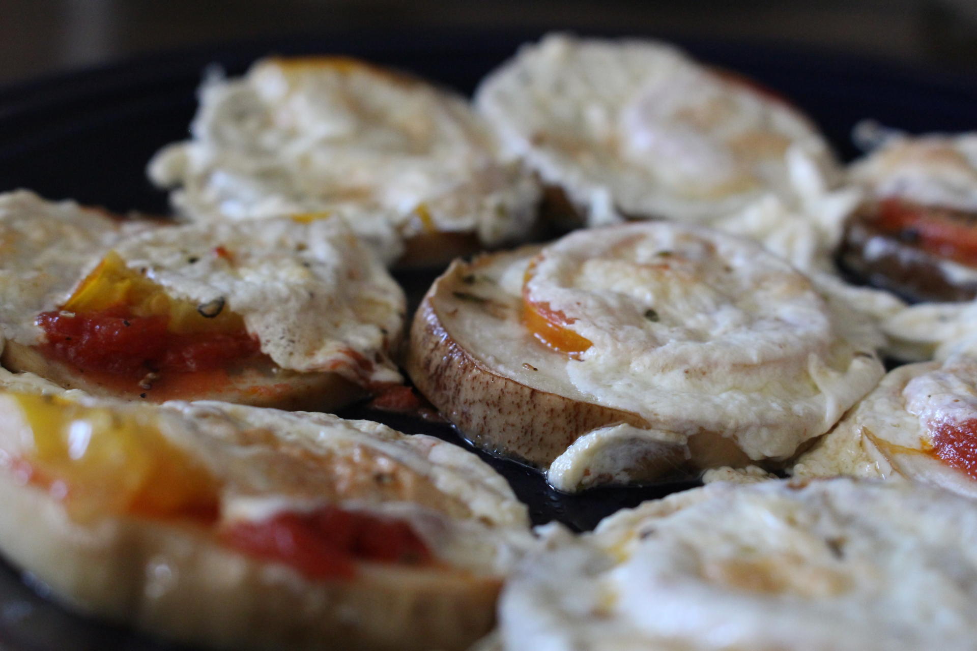 CHEESY: Eggplant Pizza Melts