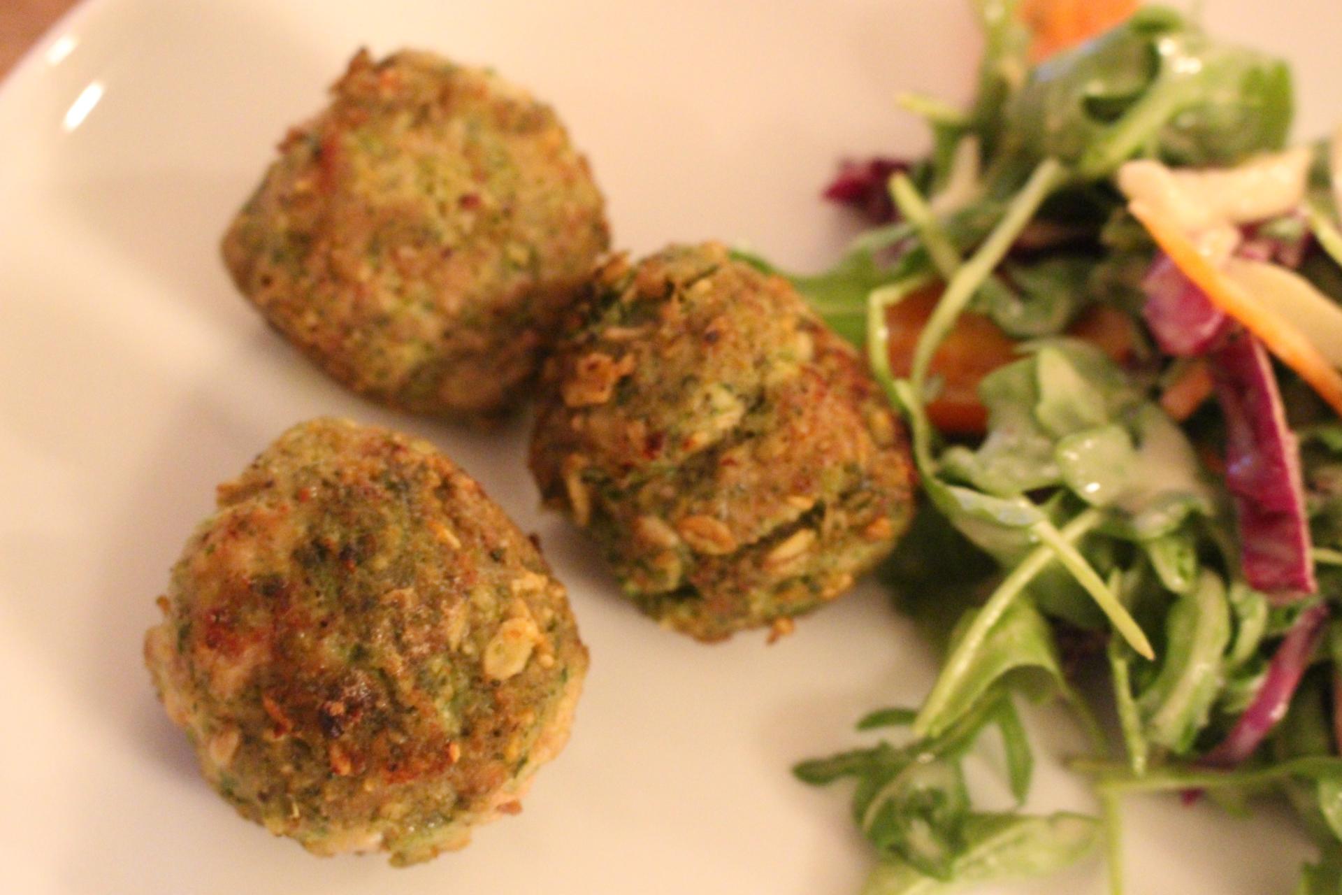 TURKEY: Arugula Pesto Meatballs