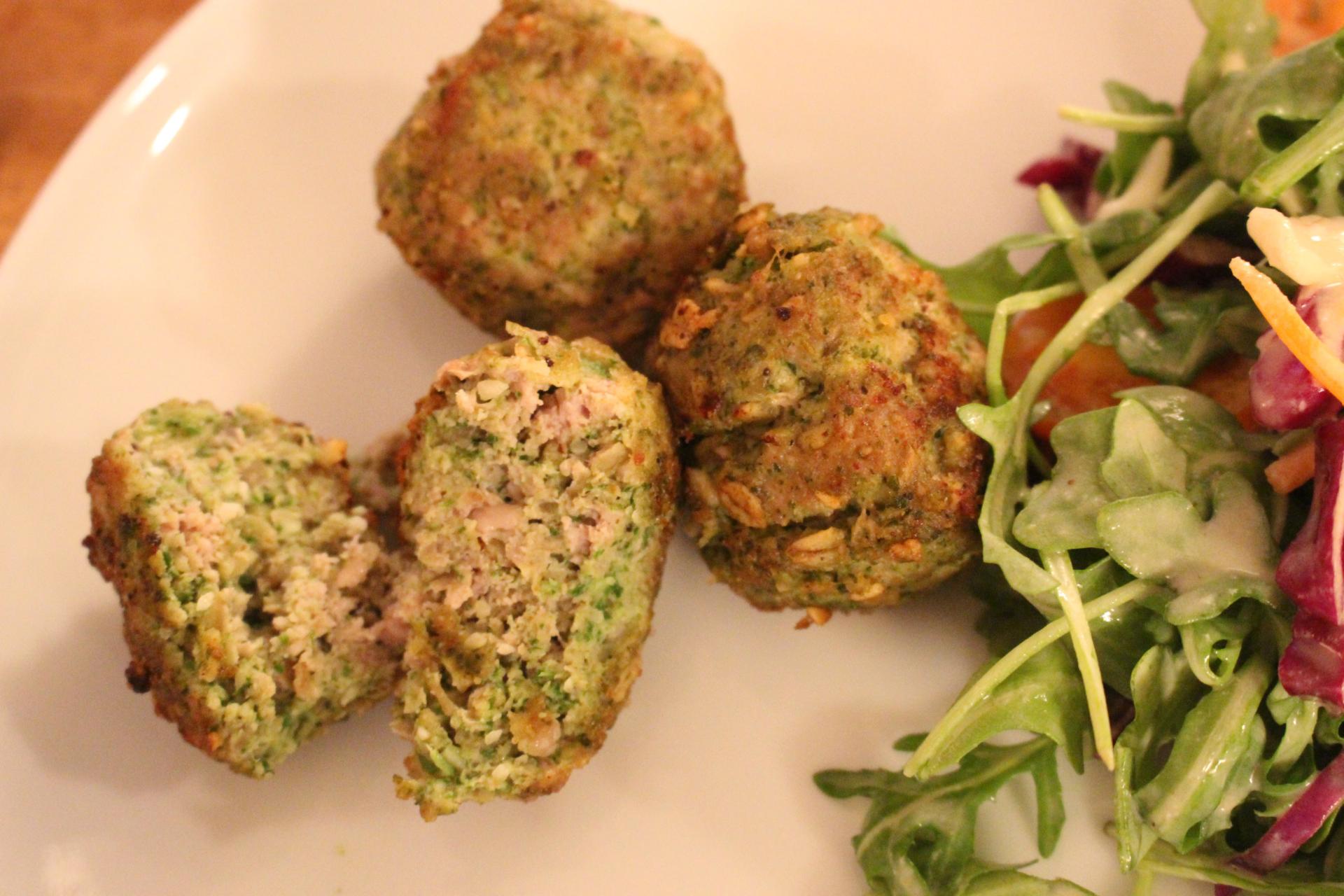 TURKEY: Arugula Pesto Meatballs