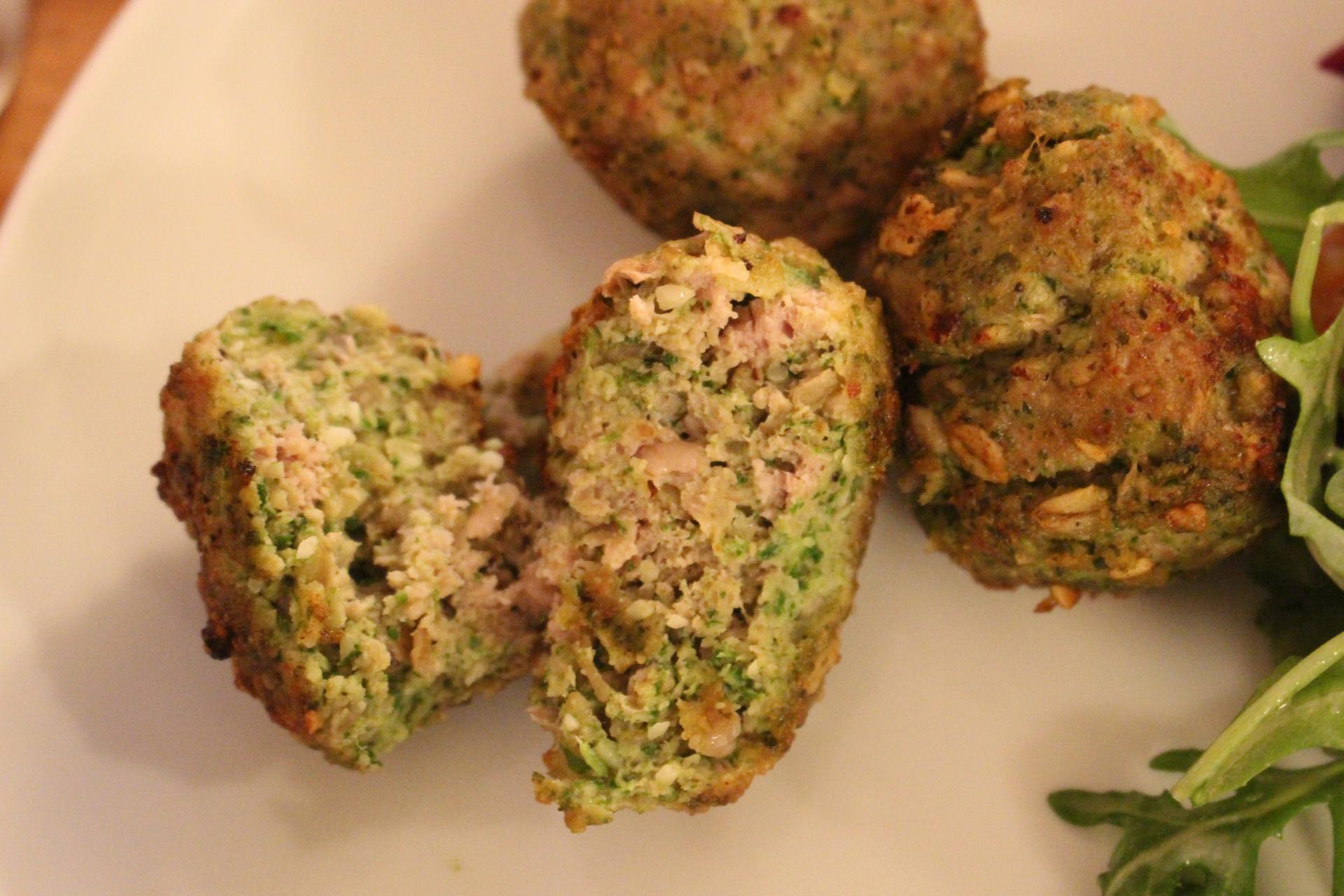 TURKEY: Arugula Pesto Meatballs