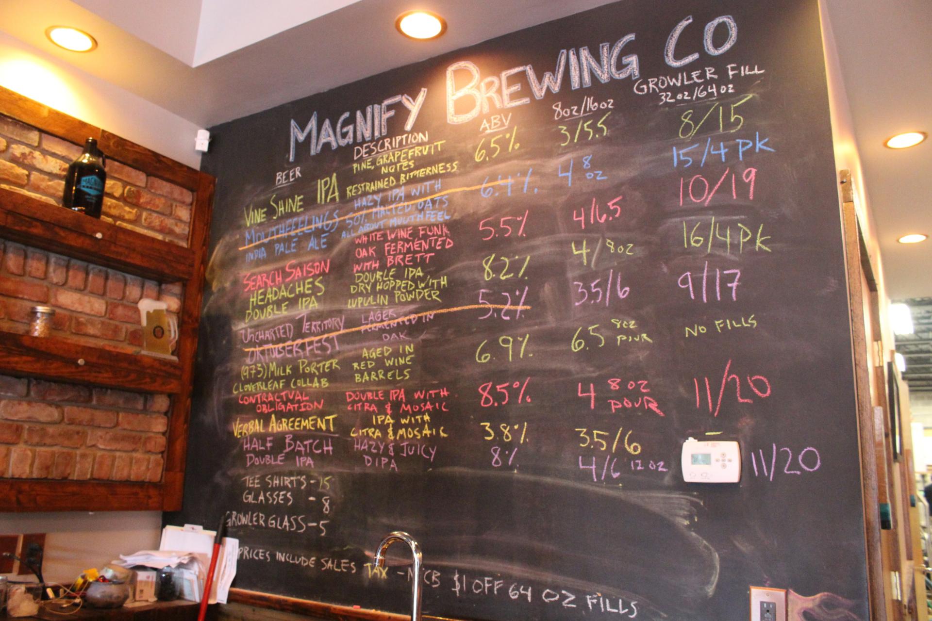 LOCAL: Day Drinking at Magnify Brewing Company