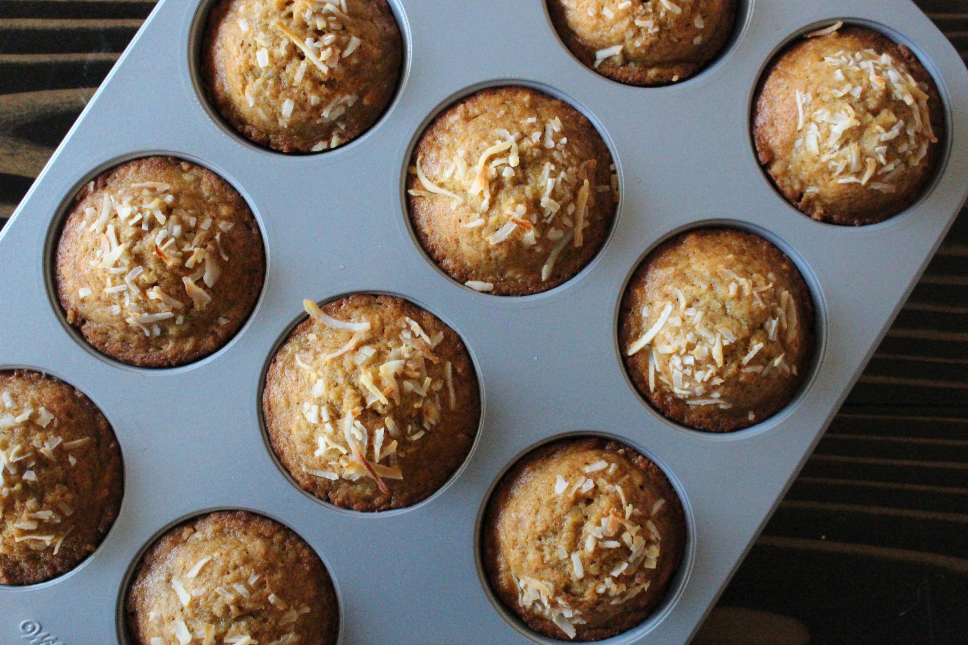 BAKE ME: Coconut Banana Muffins