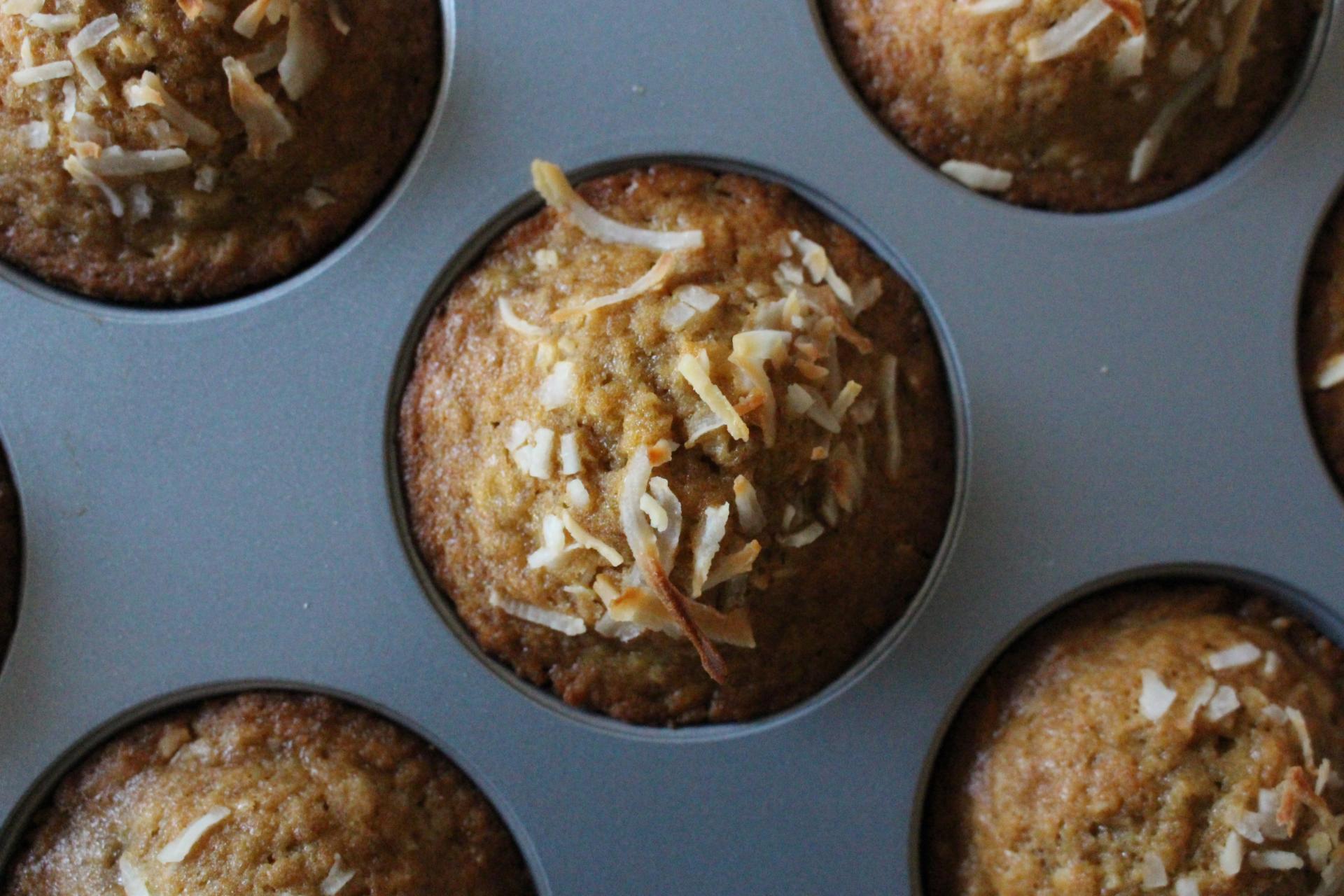 BAKE ME: Coconut Banana Muffins