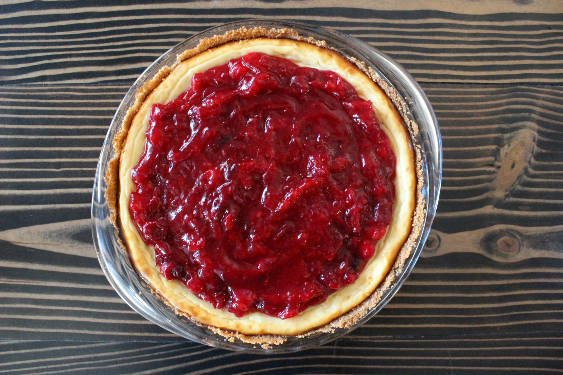 BAKE ME: Cranberry Cottage Cheesecake with Muuna