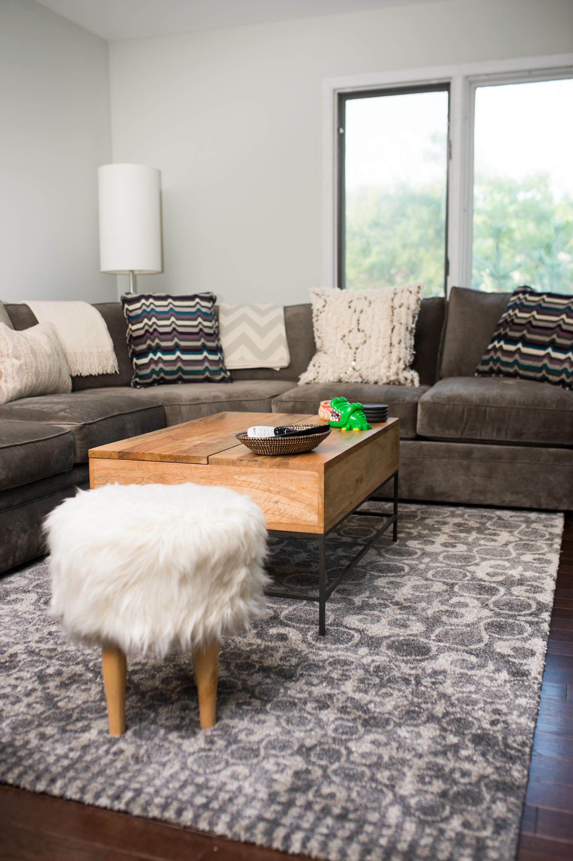 HOME: Our New Living Room with Raymour and Flanigan Sofa by New Jersey lifestyle blogger What's For Dinner Esq.