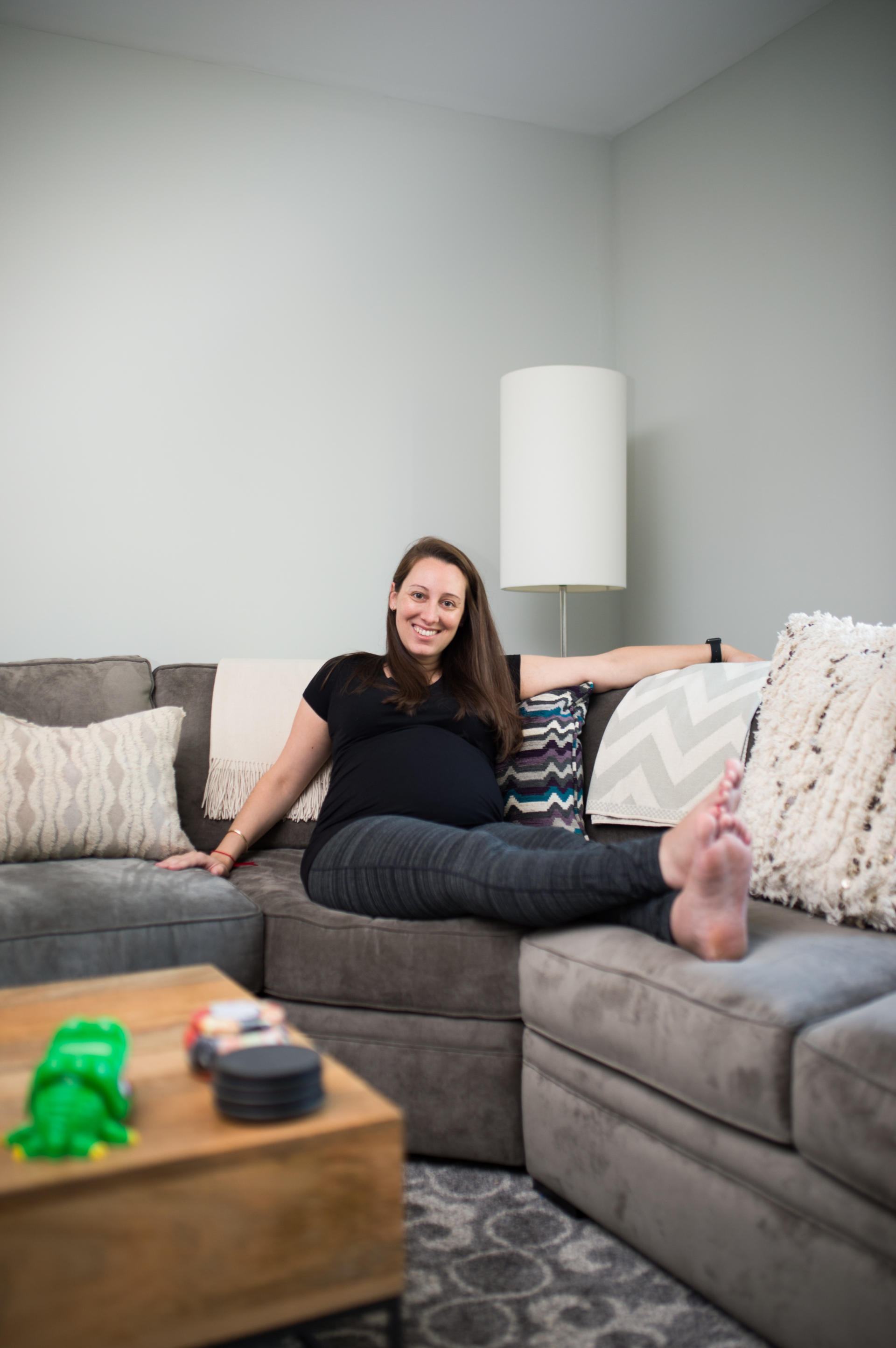 HOME: Our New Living Room with Raymour and Flanigan Sofa by New Jersey lifestyle blogger What's For Dinner Esq.