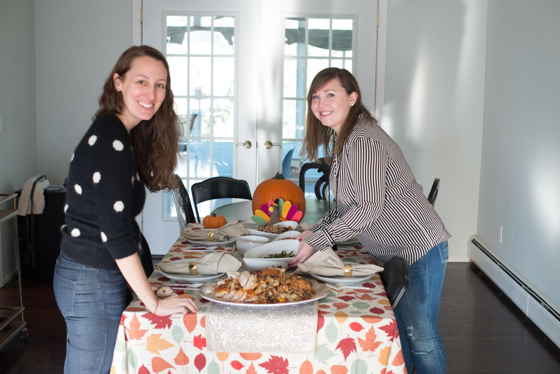 CELEBRATE: Friendsgiving and a Roasted Spatchcock Turkey by New Jersey foodie blogger What's For Dinner Esq.