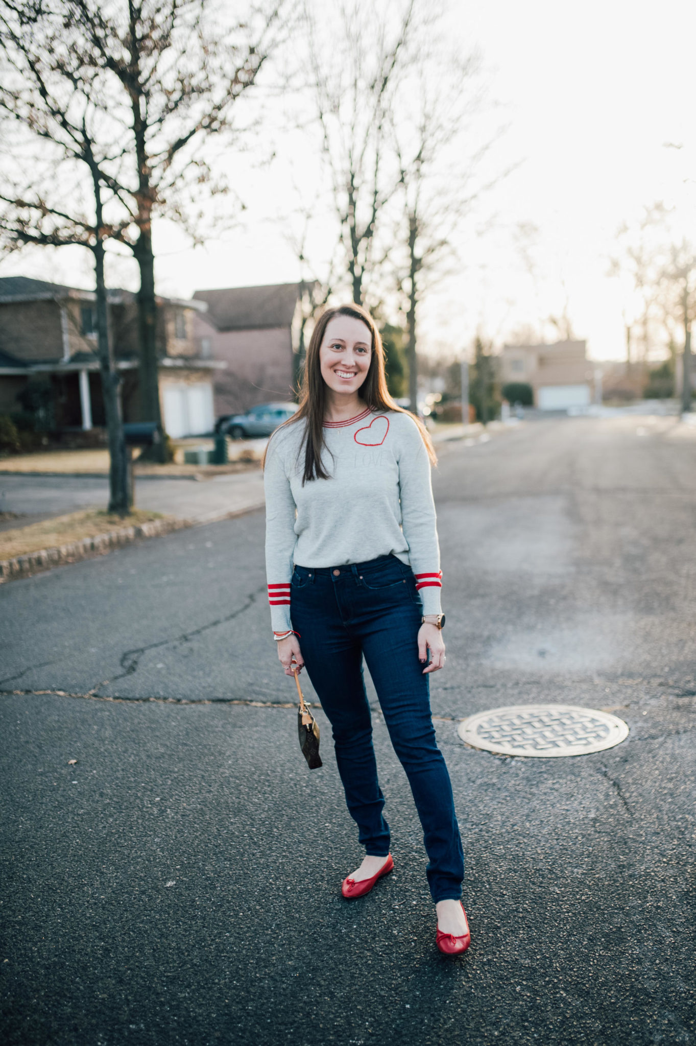 Valentines Day outfit by popular New Jersey fashion blogger What's For Dinner Esq.