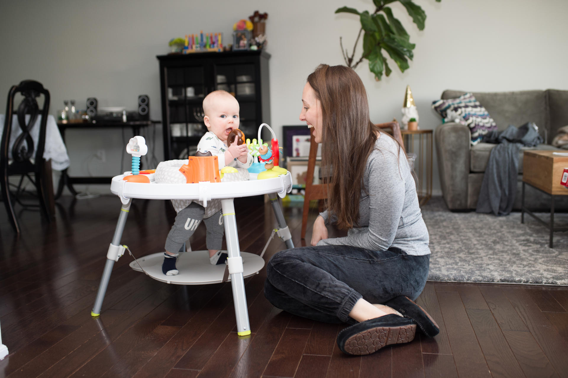 BABY: Sunday Mornings with Skip Hop Activity Center by popular New Jersey lifestyle blogger What's For Dinner Esq.