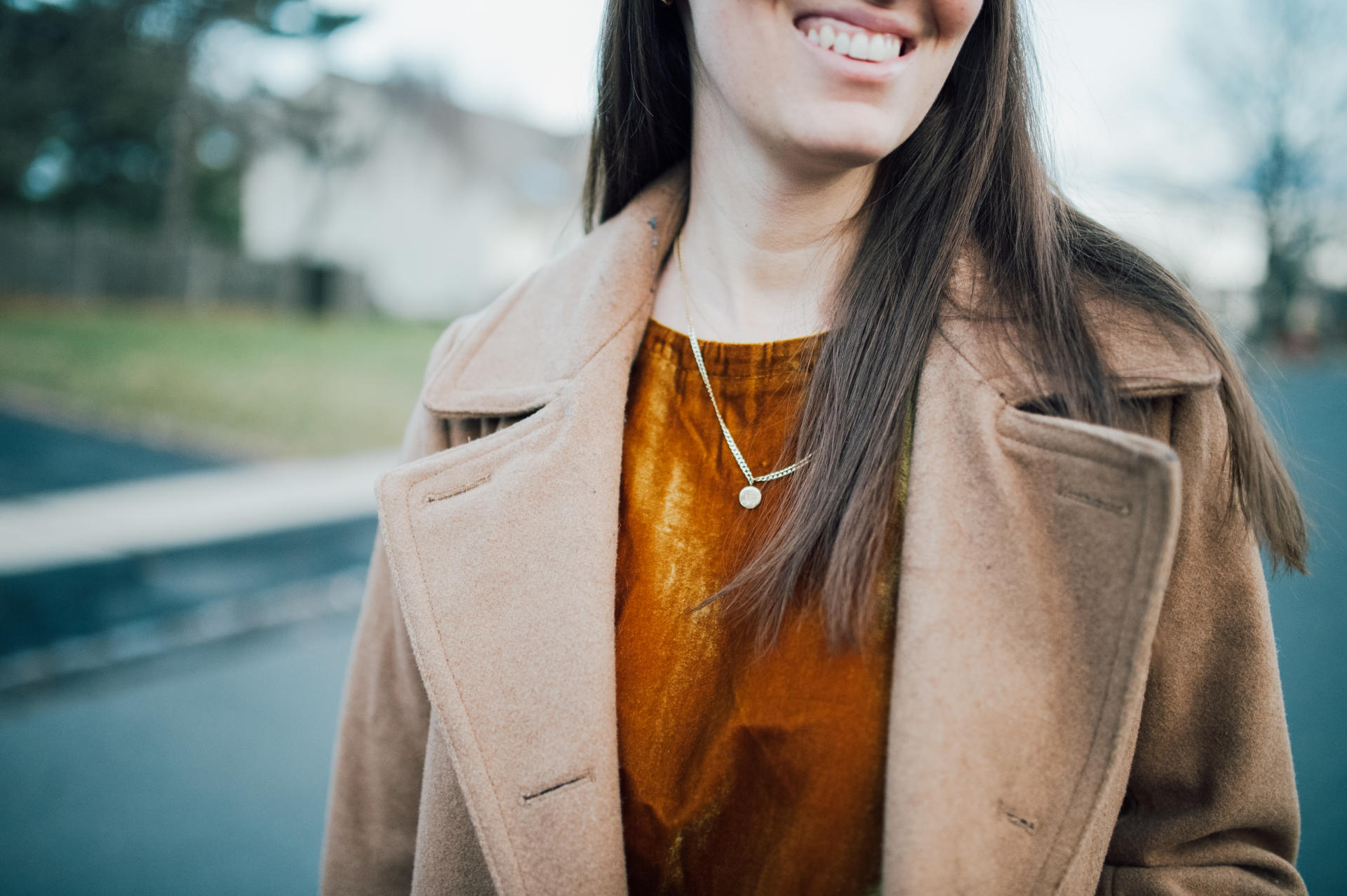 GAP camel winter coat by popular New Jersey fashion blogger What's For Dinner Esq.