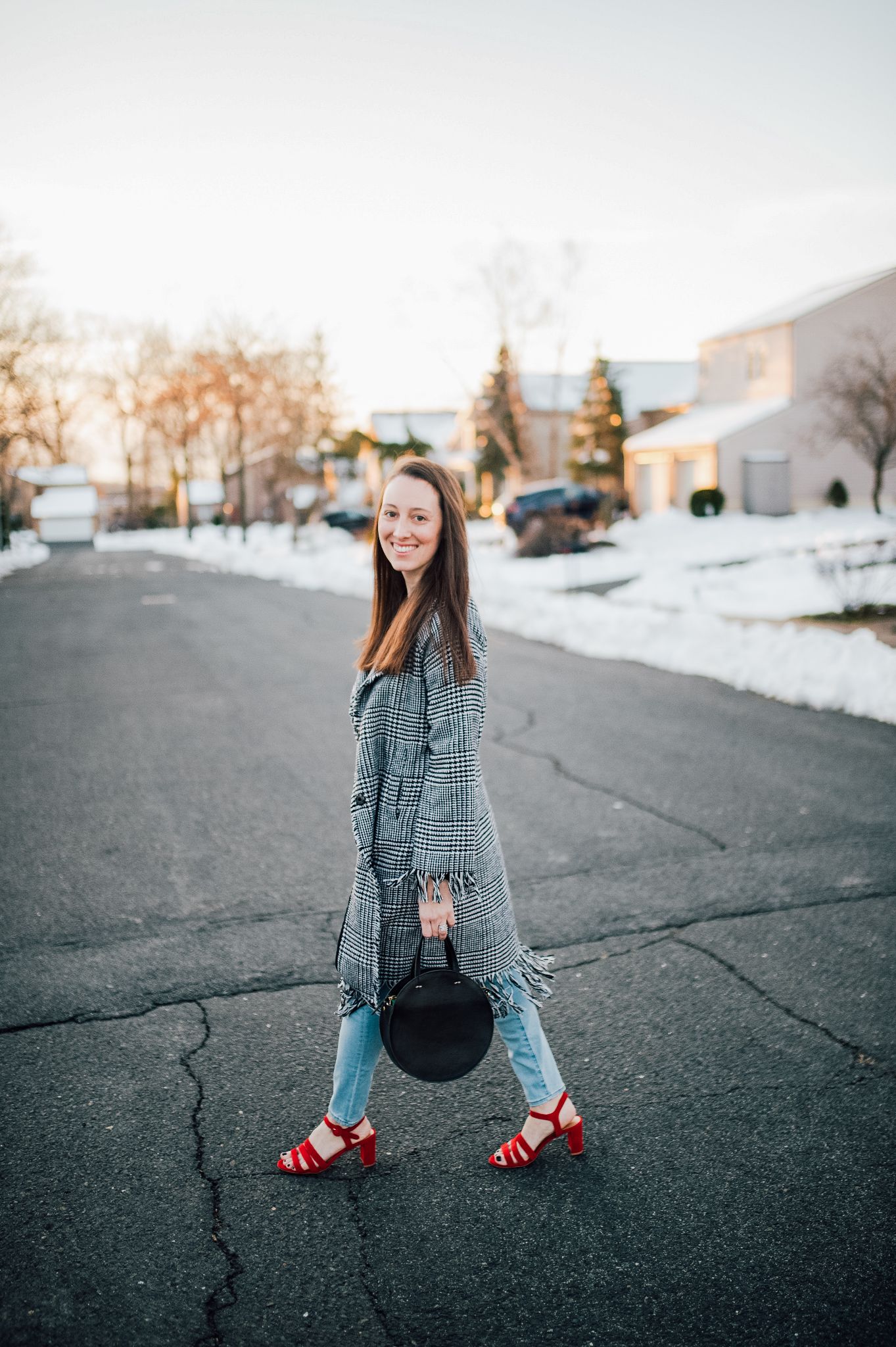 Light blue denim for Spring by popular New Jersey fashion blogger What's For Dinner Esq.