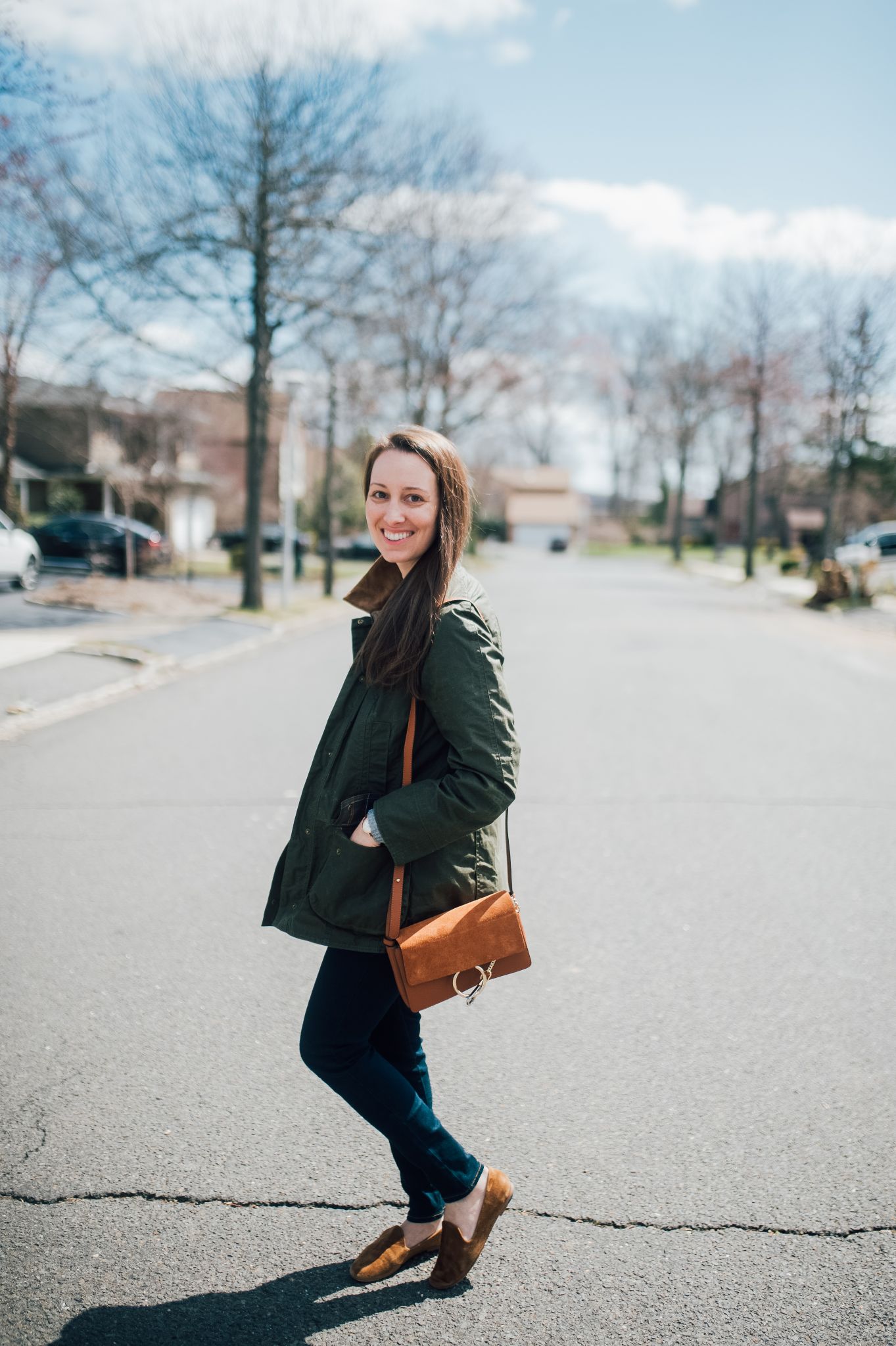 His and Hers Jackets with Barbour styled by popular New Jersey style blogger, What's For Dinner Esq.