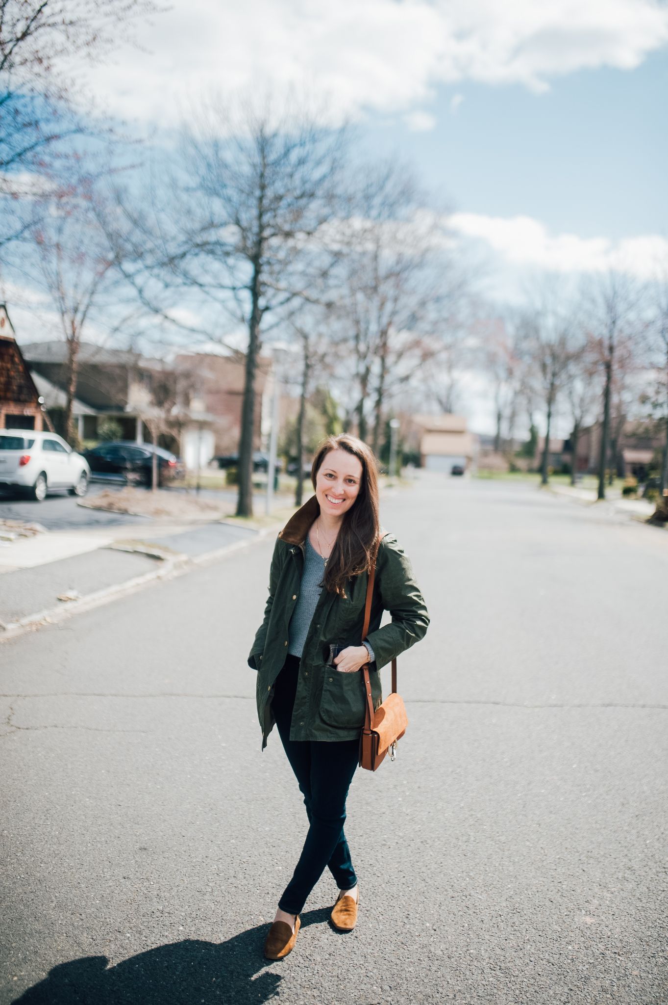 His and Hers Jackets with Barbour styled by popular New Jersey style blogger, What's For Dinner Esq.