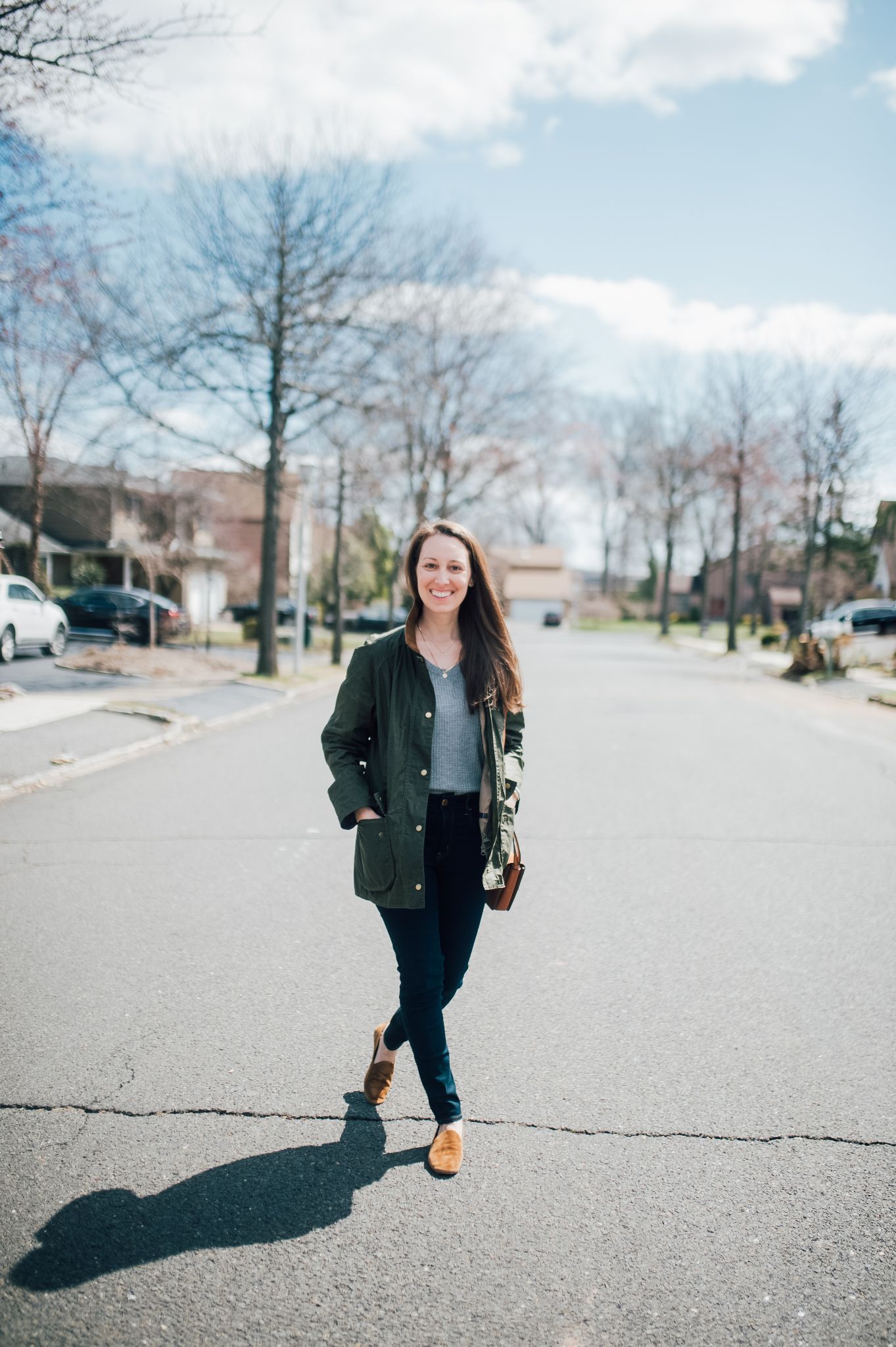 His and Hers Jackets with Barbour styled by popular New Jersey style blogger, What's For Dinner Esq.