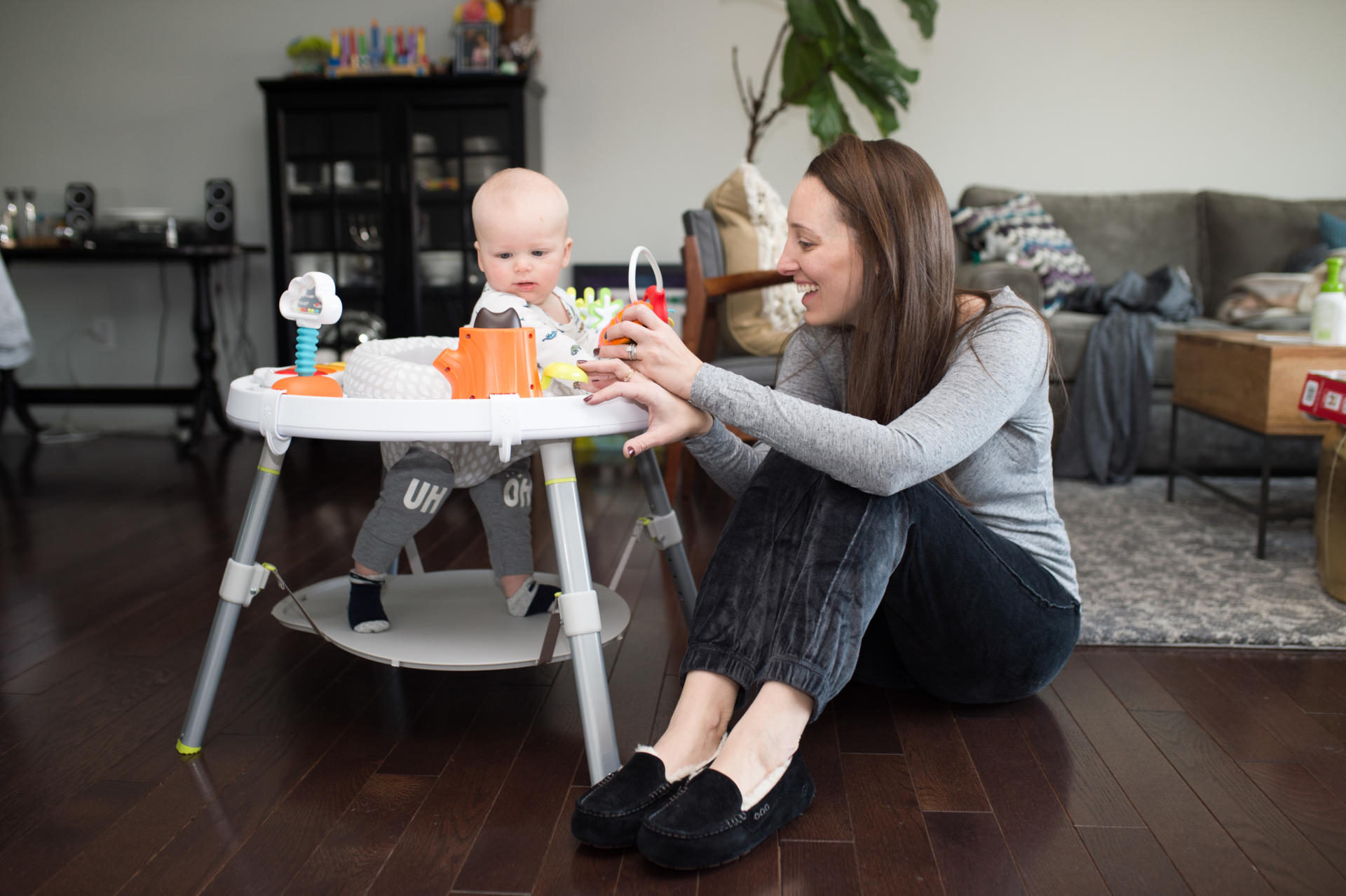 BABY: Sunday Mornings with Skip Hop Activity Center by popular New Jersey lifestyle blogger What's For Dinner Esq.